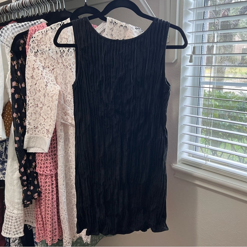 Alice & Olivia Black Silk Dress